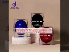 เครื่องเก็บความงามอาชีพแอคริลิค Multi Beauty Jar สําหรับการพิมพ์จอดูแลผิวหนัง