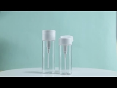 กระป๋องเครื่องสําอาง PET ขนาด 100ml 120ml 400ml กระป๋องกําจัดเครื่องสําอาง