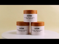 กระป๋องเครื่องสําอางพลาสติกสีขาวหรู 250g 300g 400g 500g 700g กระป๋องพลาสติกสองผนัง