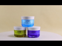 การพิมพ์ การจัดการ UV การพิมพ์ 50ml ผนังสอง Acrylic กระปุกพลาสติกสําหรับครีมสกรูบร่างกาย