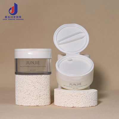 กระปุกเครื่องสำอางแบบเติมได้ 100 กรัม 50 กรัม พร้อมฝาพับ PET ใส สำหรับครีมบำรุงผิว เมคอัพ บัตเตอร์