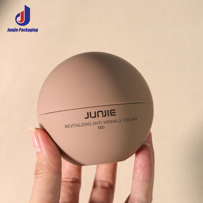 ปลาสติกเปล่า 50 มิลลิลิตร ลักชัวร์ดูแลผิวหนัง ผนังสองกระปุก AS กระปุกกระเป๋ากระเป๋าน้ํามันกลม กระปุกครีมเครื่องสําอาง ขวดบรรจุ